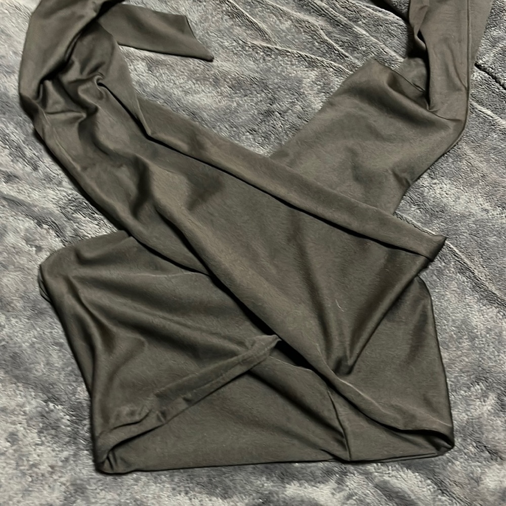 Black scarf top